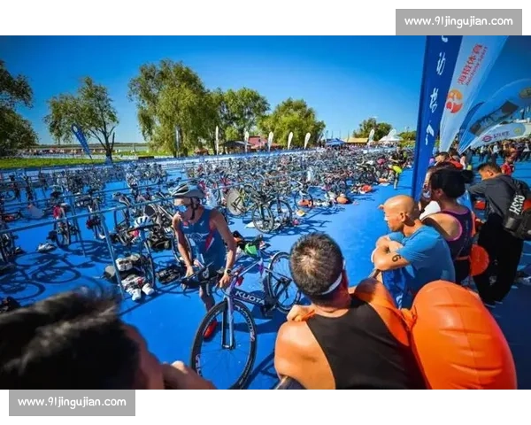 查干湖湿地铁人三项赛开赛 400 选手挑战生态赛道